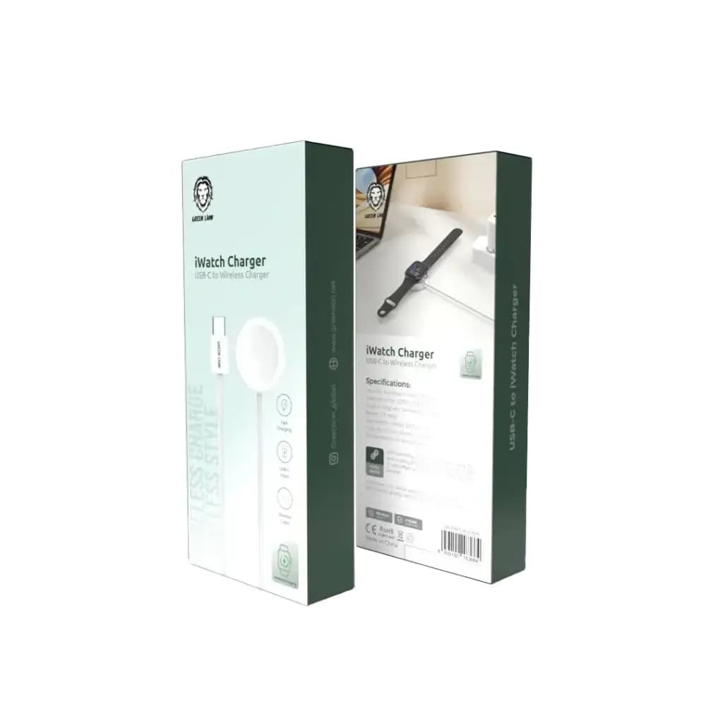 شارژر ساعت تایپ سی به شارژ بی سیم گرین لاین مدل iwatch charger — تصویر ۳