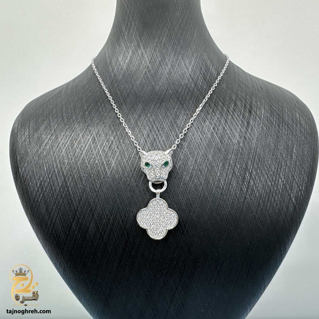 گردنبند نقره زنانه طرح پنتر ونکلیف مدل ZSW Z87 — تصویر ۶