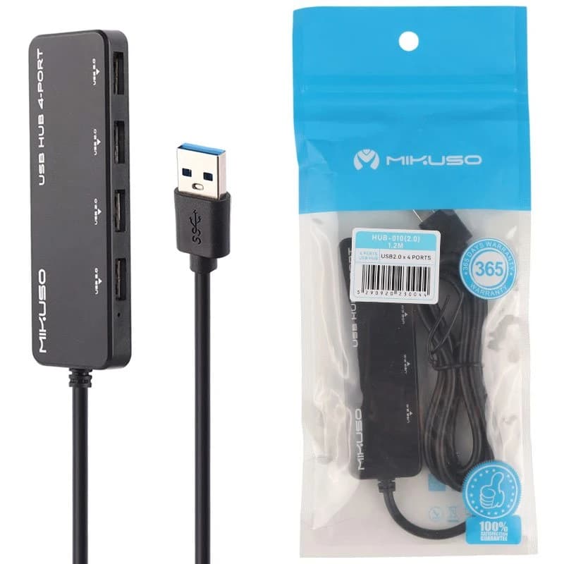 هاب 4 پورت USB 2.0 میکوسو HUB-010 طول 1.2 متر — تصویر ۲