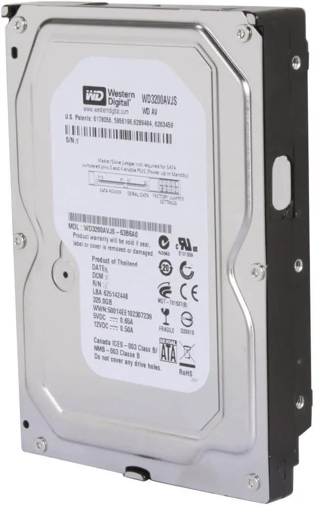 هارد دیسک اینترنال ظرفیت 320 گیگابایت (استوک)