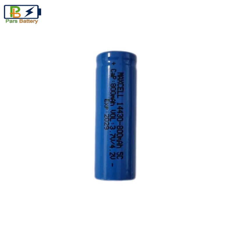 باتری 14430 MAXCELL 3.7V 800 MAH