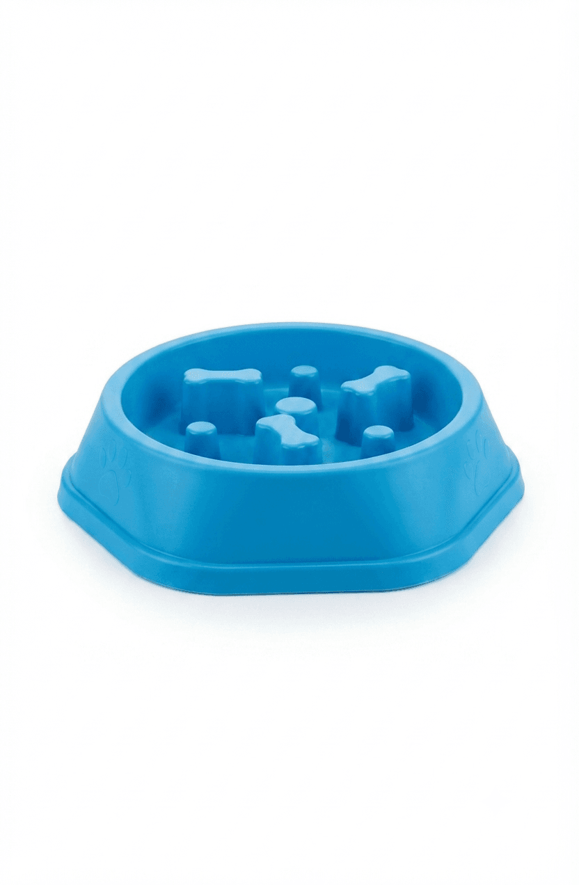 ظرف غذای ضد نفخ و آرامخور پلاستیکی حیوانات خانگی (Slow Feeder Pet Bowl)