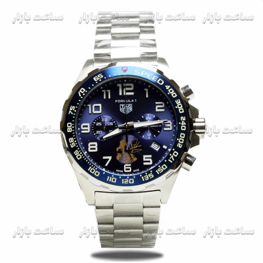ساعت تگ هویر مردانه صفحه سرمه ای TAG Heuer SDB3846