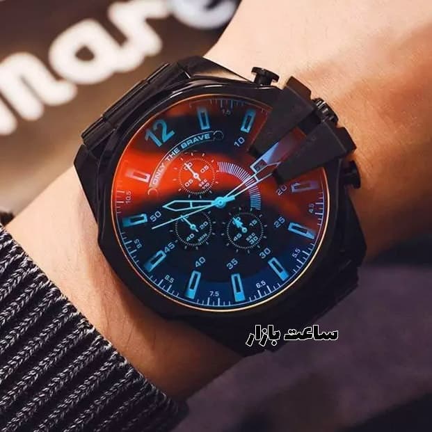دیزل شاخدار صفحه آبی DIESEL Mega Chief DZ4318 — تصویر ۴