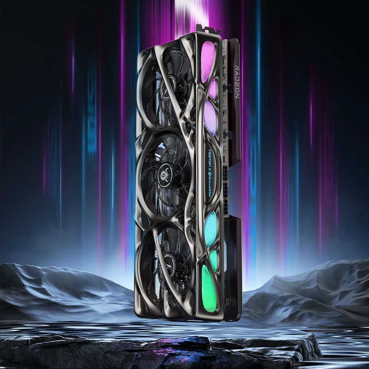 کارت گرافیک Yeston x GravaStar Radeon RX 9070 XT Mercury Nova OC 16GB GDDR6