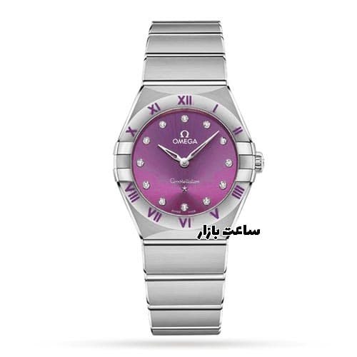 ساعت امگا کانسلیشن صفحه بنفش Omega Constellation SV28