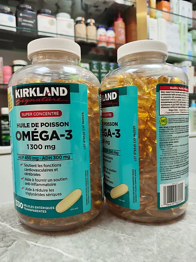 مکمل امگا 3 کرکلند 1300 میلی گرم 330 عددی اصل — تصویر ۴