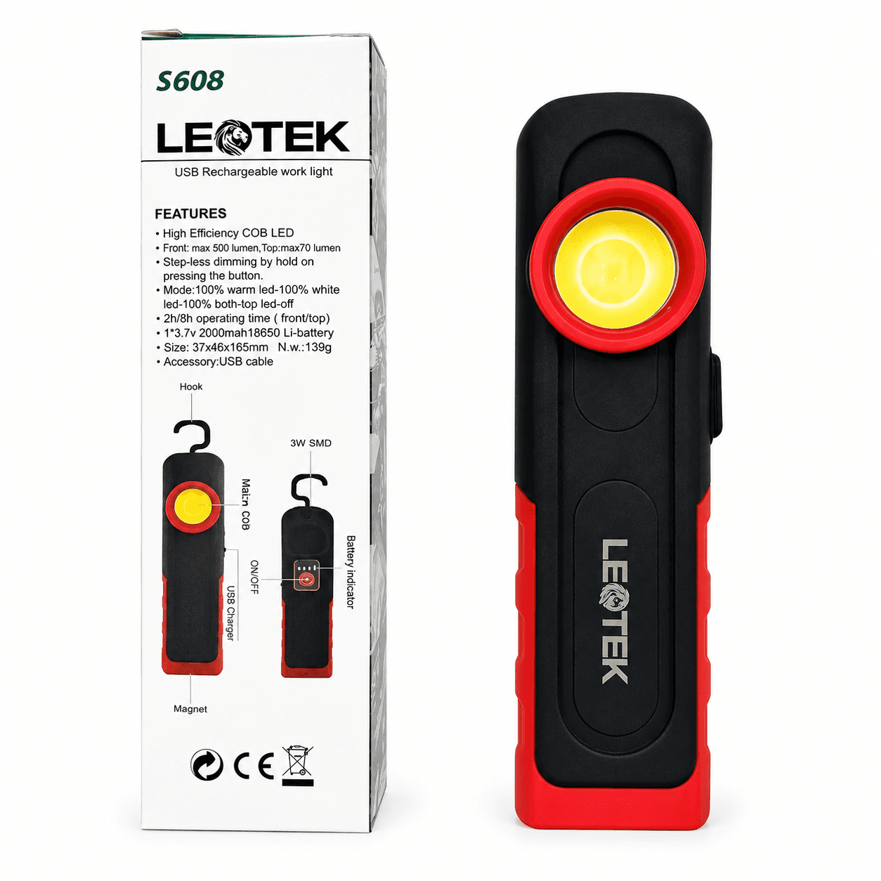 چراغ دیتیلینگ و تشخیص رنگ لئوتک مدل LEOTEK Detailing Paint Inspection Light