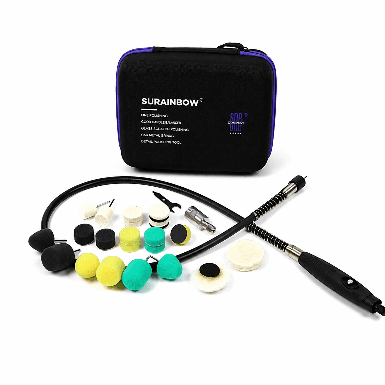کیت کامل پولیش مینیاتوری سورین بو مدل Surainbow Details Polishing Tool Kit T01