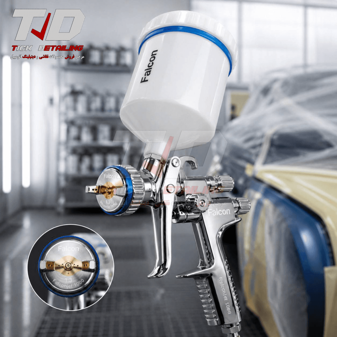 پیستوله بادی مخزن بالا 1.3 فالکون مدل JET1000 — تصویر ۵