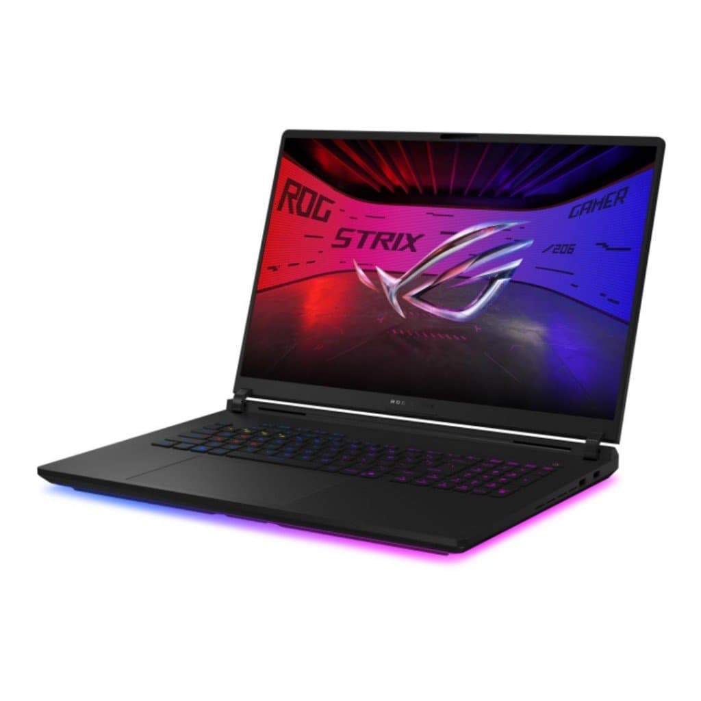 لپ تاپ 18 اینچی ایسوس مدل ROG Strix SCAR 18 G815LR-G18 Intel Core Ultra 9 275HX 64GB RAM 1TB SSD RTX 5090 24GB 18″ 2.5K Mini LED 240Hz DOS همراه با موس ROG Gladius III، کولهپشتی ROG و هدست ROG — تصویر ۵