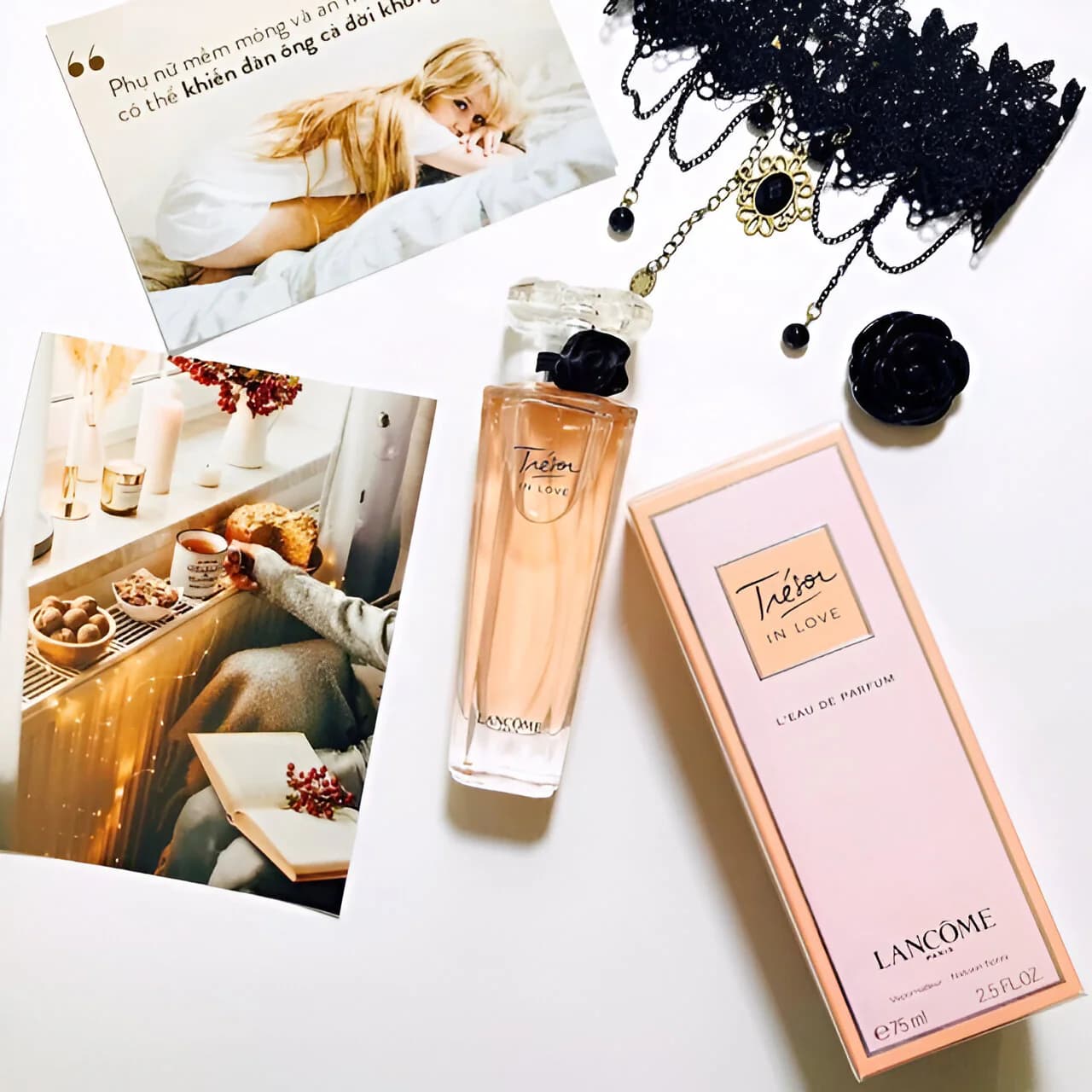 عطر ادکلن لانکوم ترزور این لاو زنانه اصل — تصویر ۵