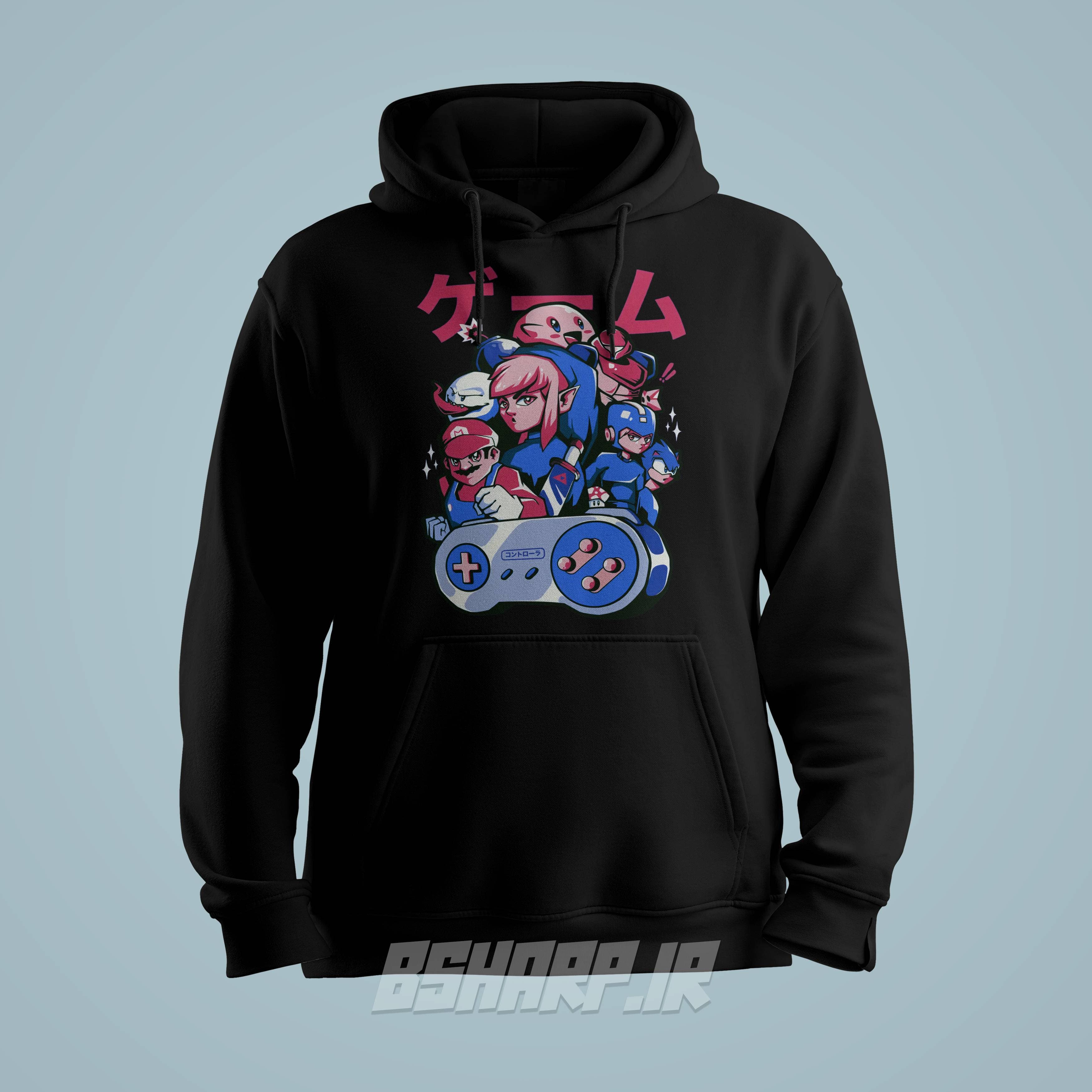 هودی Gamer طرح Blue