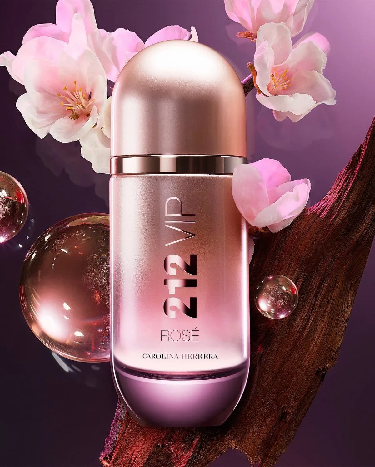 عطر ادکلن کارولینا هررا 212 وی آی پی رز زنانه اصل — تصویر ۵