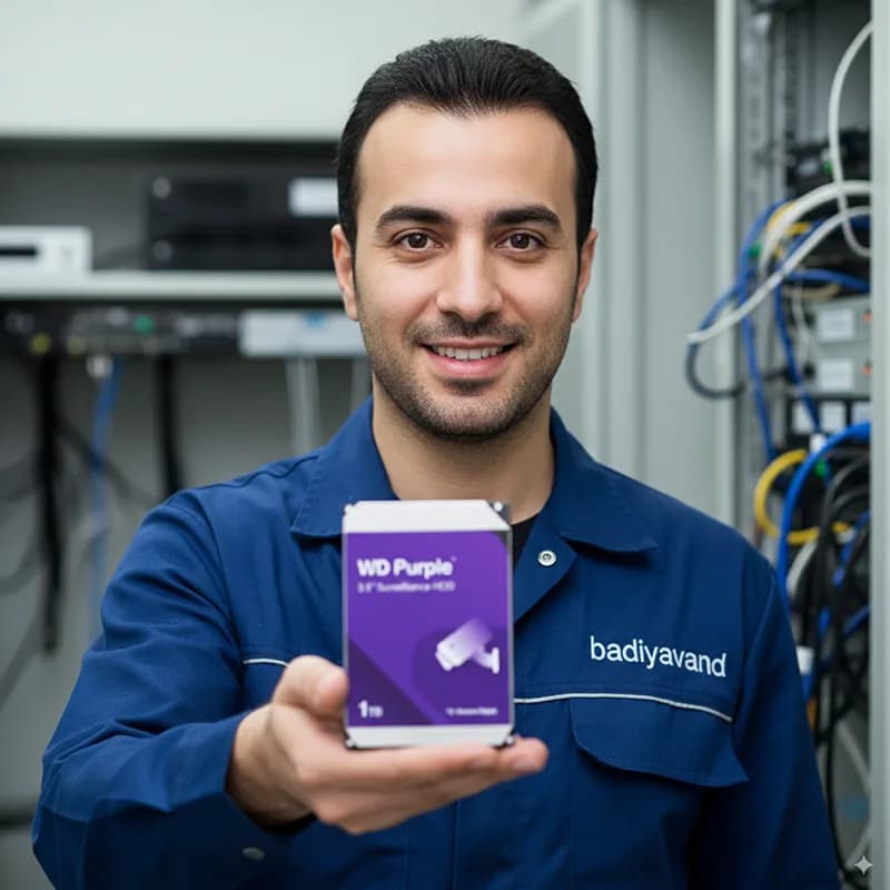 هارد اینترنال 1 ترابایت بنفش برند وسترن دیجیتال با 2 سال گارانتی اصلی — تصویر ۳