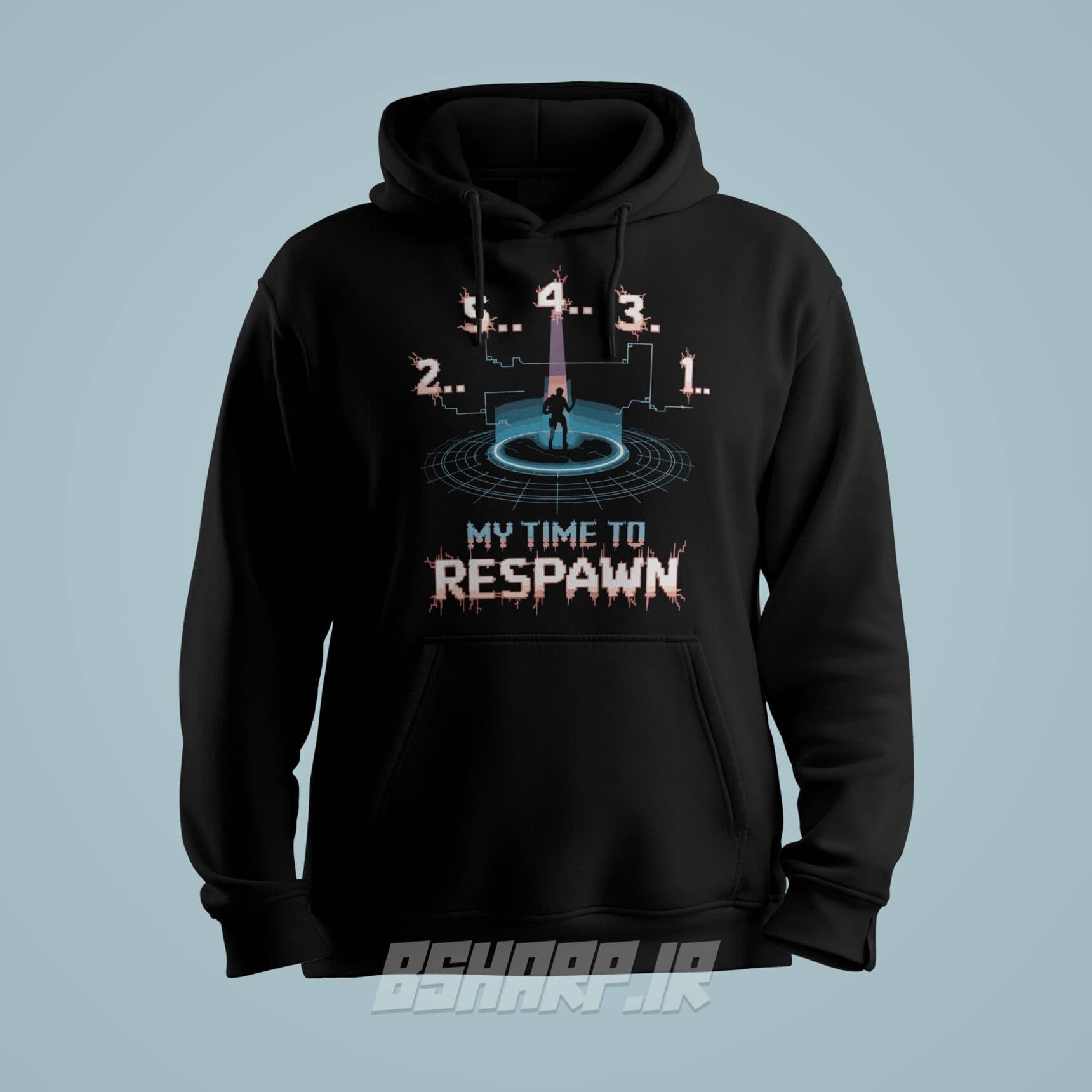 هودی Gamer طرح My Time To Respawn — تصویر ۵
