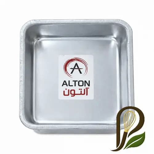 قالب کیک مربع گالوانیزه آلتون (Alton) | سایز ۱۵×۱۵، ارتفاع ۷ سانتیمتر — تصویر ۲