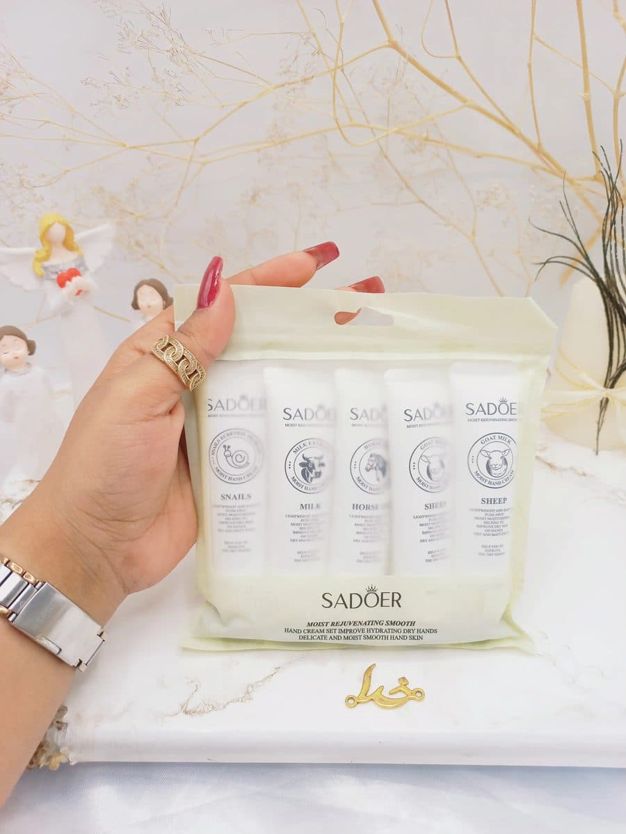 پک پنج عددی کرم دست شیر حیوانات برند سادور sadoer کد SD90640 — تصویر ۴