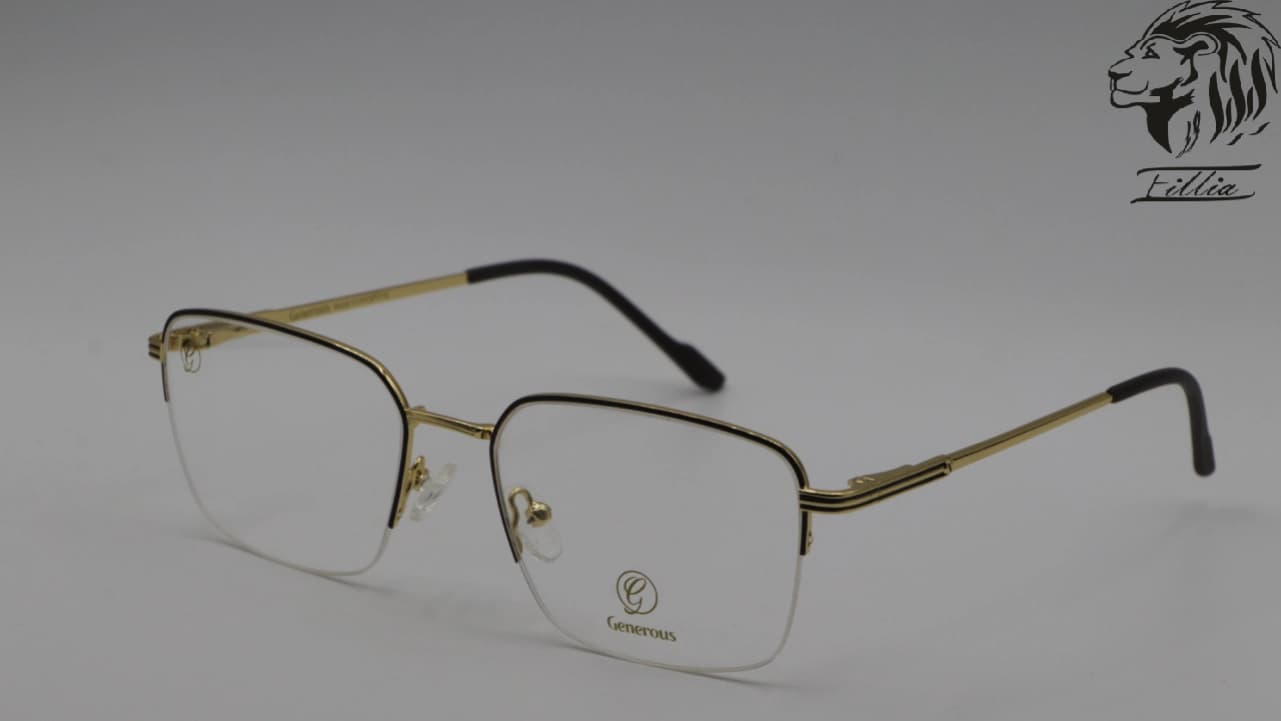 عینک فلزی مردانه زیر گریف کد G662 در 3 رنگ بندی — تصویر ۲