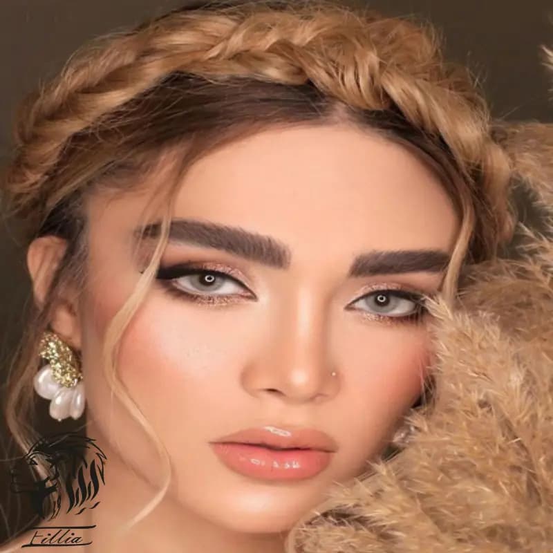 لنز چشم طوسی سبز دهب — تصویر ۲