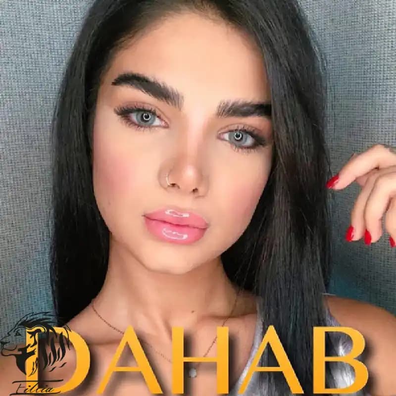 لنز سبز آبی دهب هاوایی