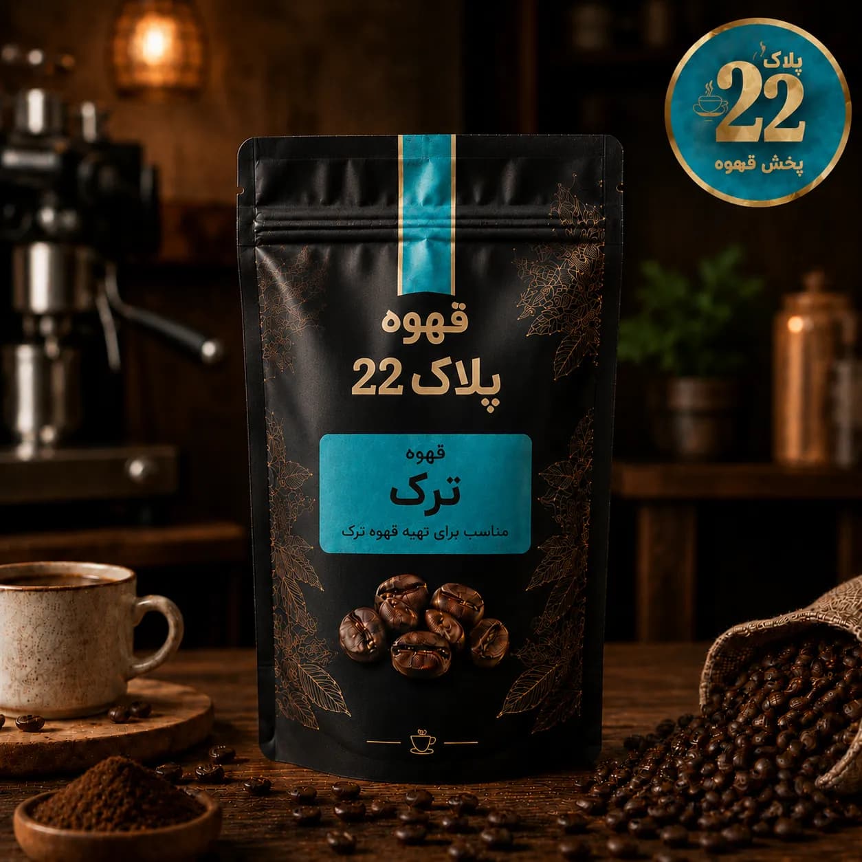 پودر قهوه ترک | خرید قهوه ترک تازه و آسیابشده با قیمت مناسب