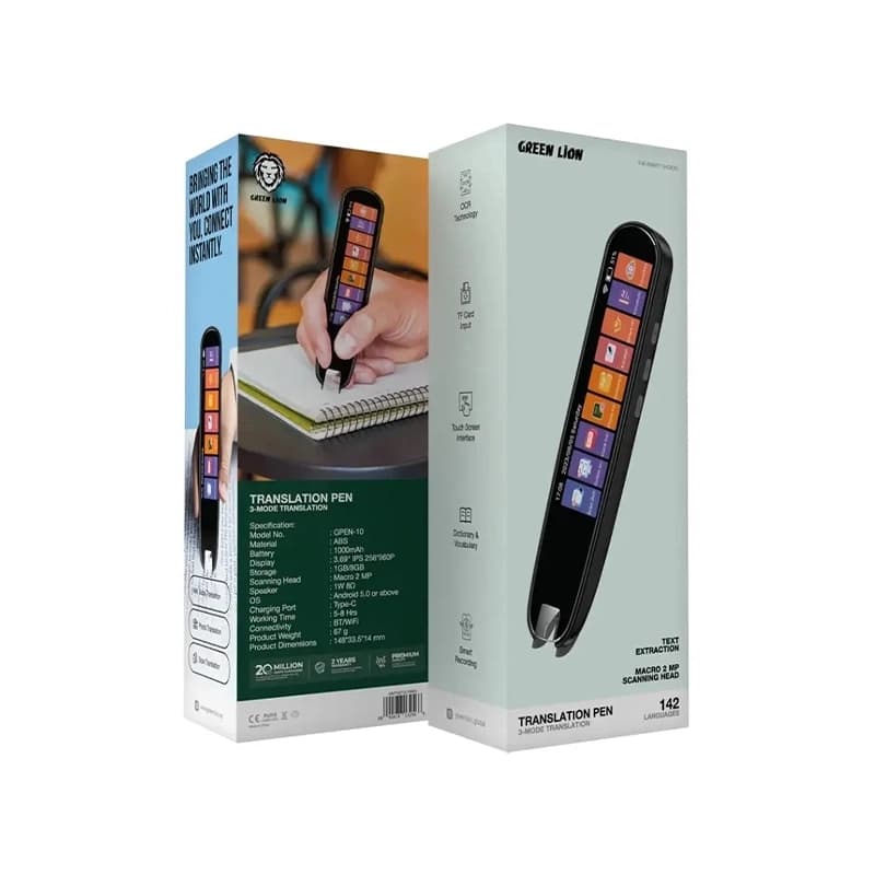 قلم مترجم صوتی و هوشمند گرین لاین مدل GPEN-10 با ترجمه آفلاین — تصویر ۴