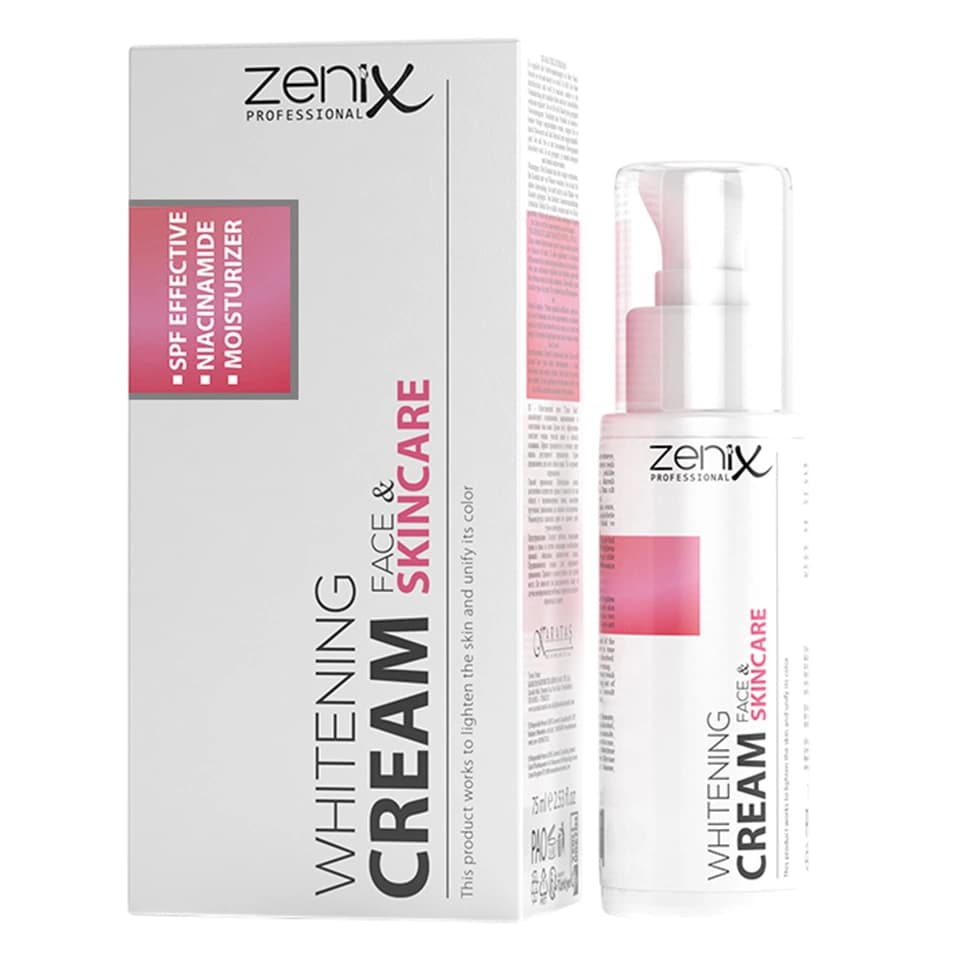 کرم سفید کننده صورت و بدن زنیکس zenix skin care cream whitening حجم 70 میلی لیتر