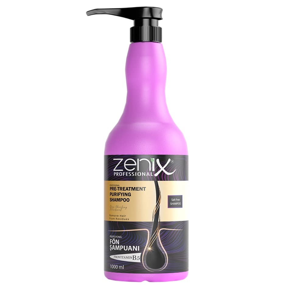 شامپو مو پیش درمان مراقبت از موی زنیکس zenix hair care shampoo pre-treatment حجم 1000 میلی لیتر — تصویر ۲