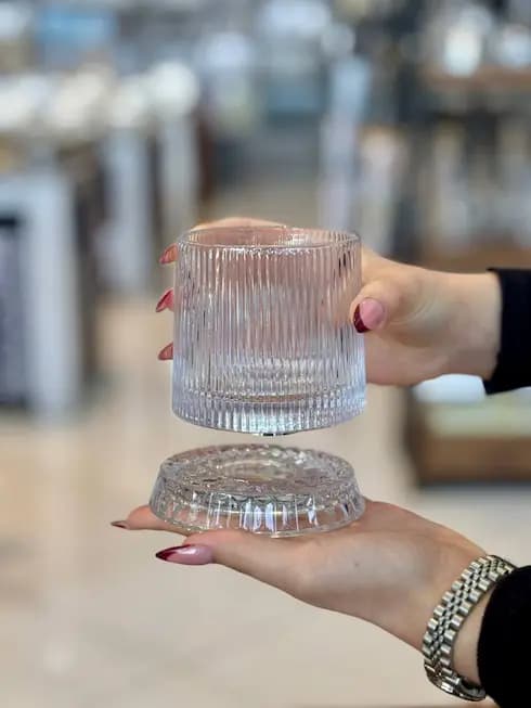 لیوان چرخشی طرح دار وارداتی 2 طرح — تصویر ۳