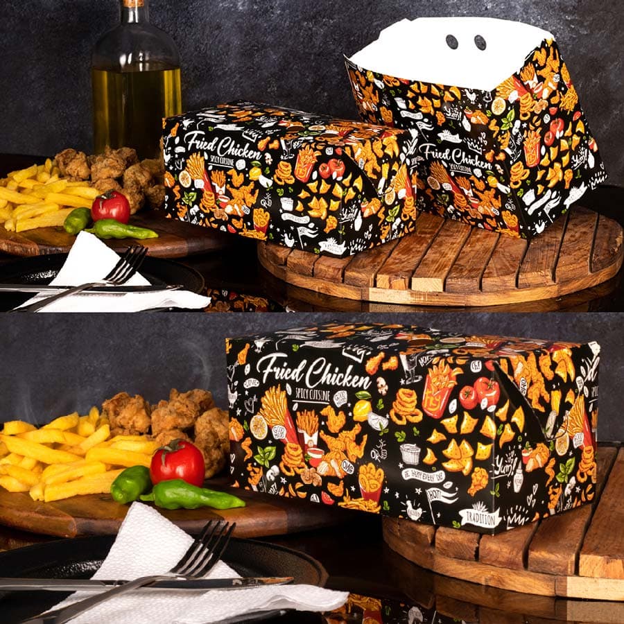 چاپ جعبه سوخاری بیرون بر قفلی — تصویر ۲