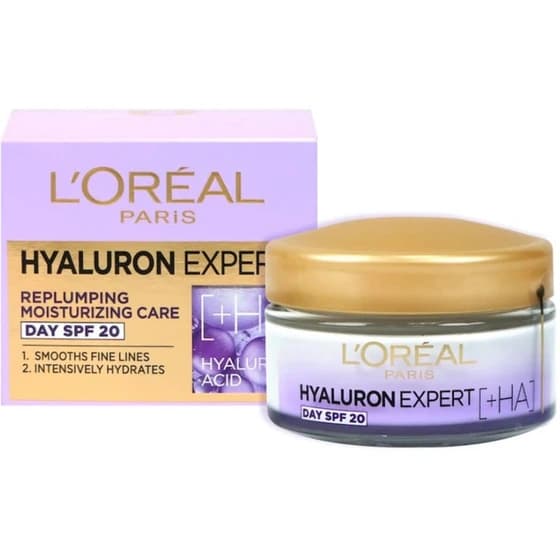 کرم آبرسان روز لوارال Hyaluron Expert SPF25 حجم 50 میل | ضد چروک و جوانساز پوست — تصویر ۲