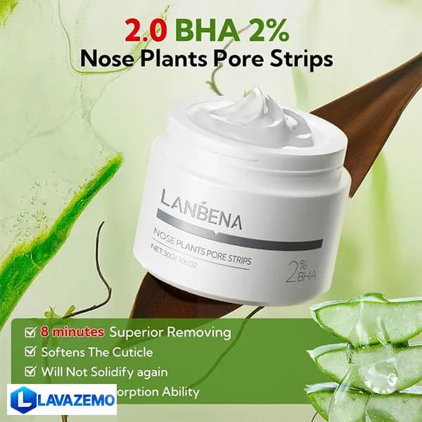 ماسک بینی لانبنا 60 عددی با 2% BHA — تصویر ۴