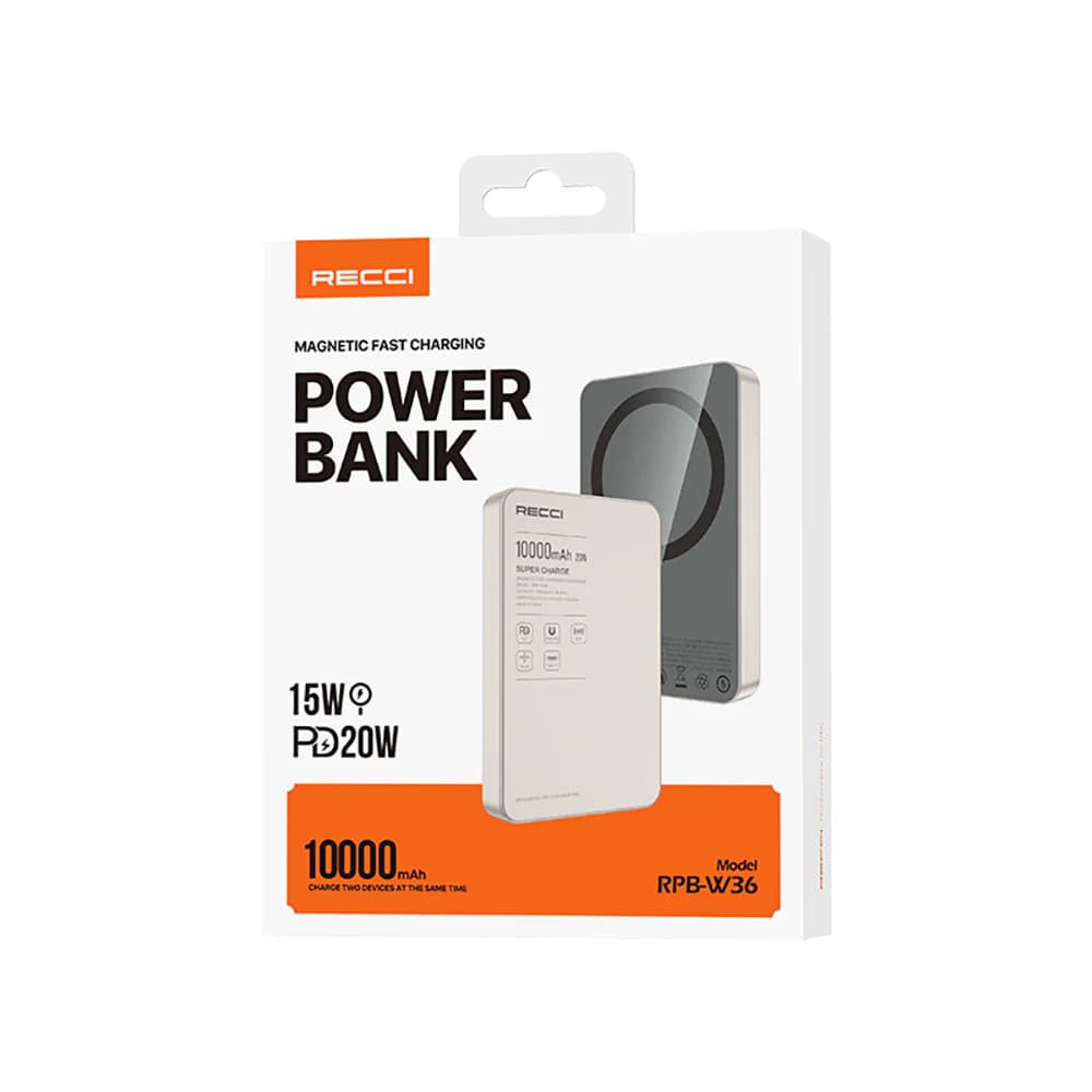پاوربانک 20 وات مگسیف رسی مدل RPB-W36 ظرفیت 10000 میلیآمپر ساعت — تصویر ۷