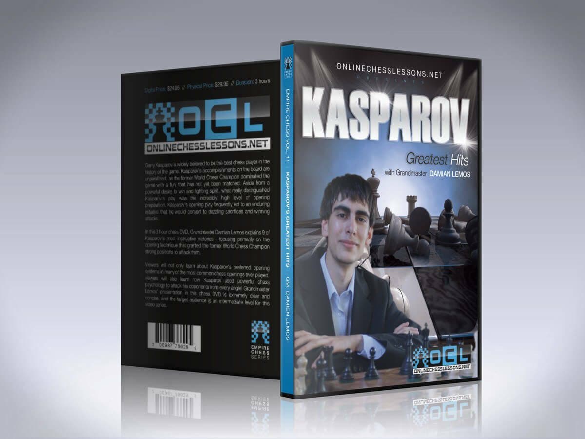 ویدئو “برترین شاهکارهای کاسپارف” با تدریس دامیان لموس (Damian Lemos _ Kasparov’s Greatest Hits)
