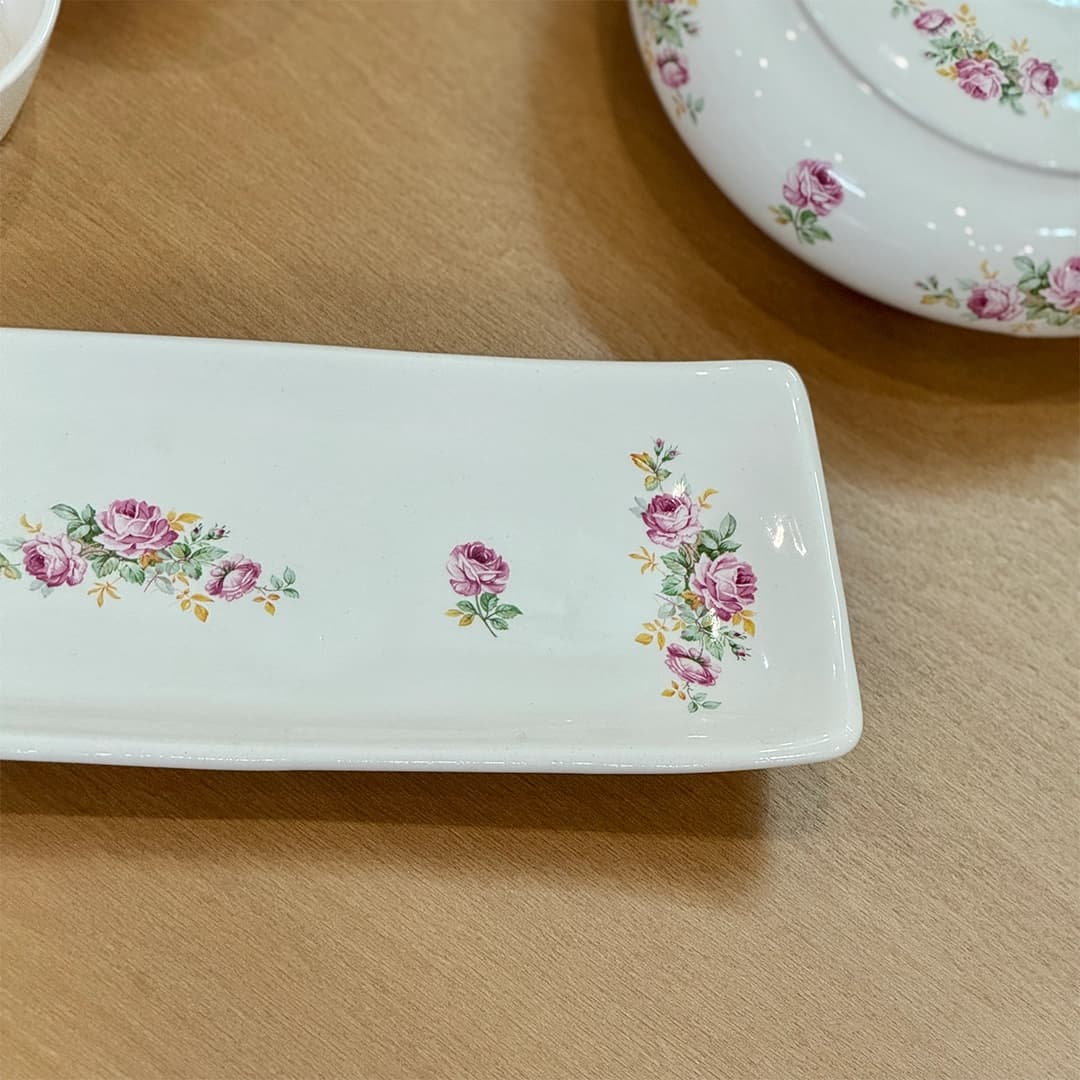 سرویس پذیرایی سرامیکی گلدار — تصویر ۳
