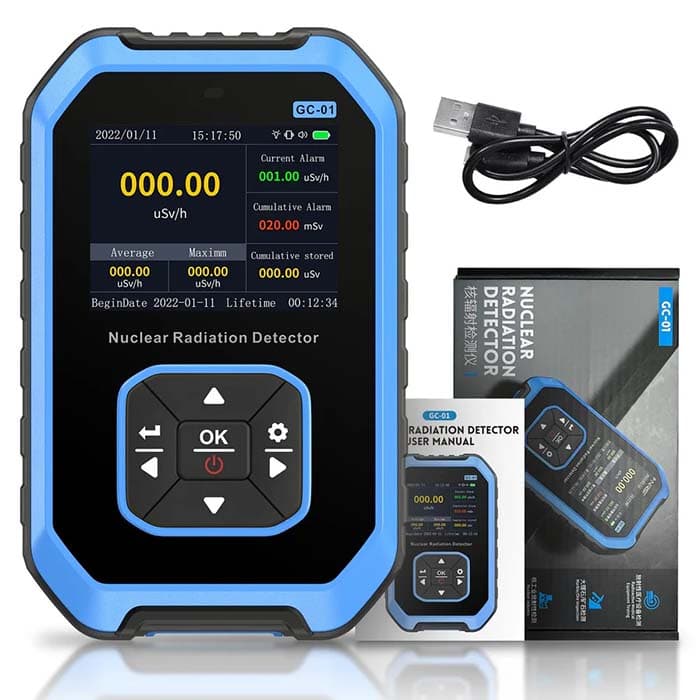 دزیمتر فردی محیطی FNIRSI مدل GC-01 — تصویر ۲