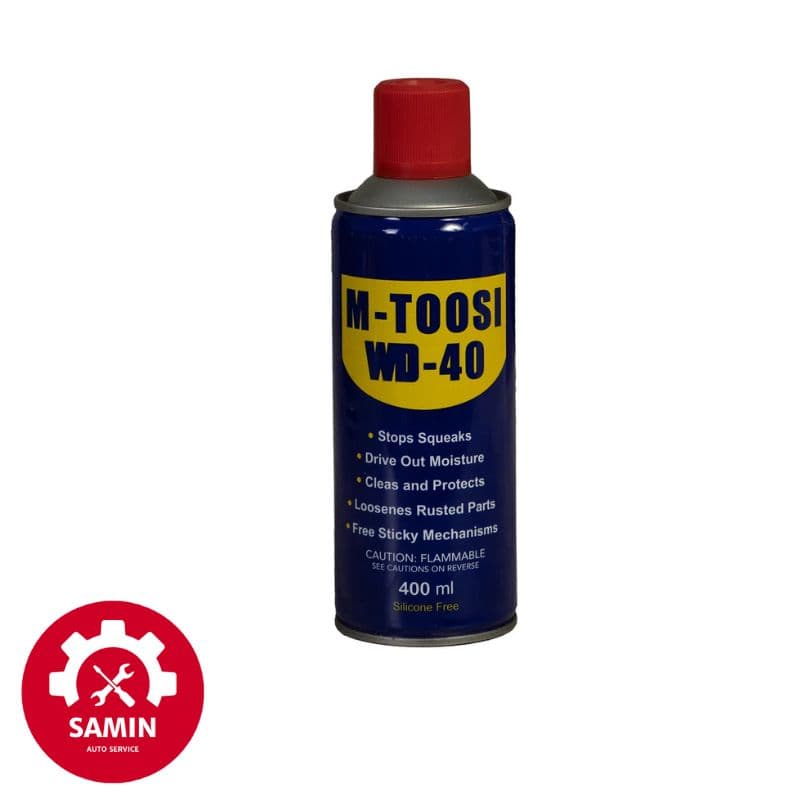 اسپری روانکننده WD-40 ام طوسی MTOOSI حجم 400 میلیلیتر | ضدزنگ و چندمنظوره