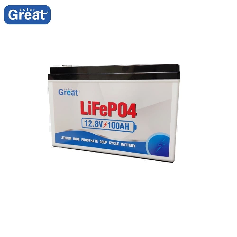 باتری لیتیوم ۱۲.۸ ولت ۱۰۰ آمپر ساعت گریت سولار Great Solar مدل LFP12100125200000