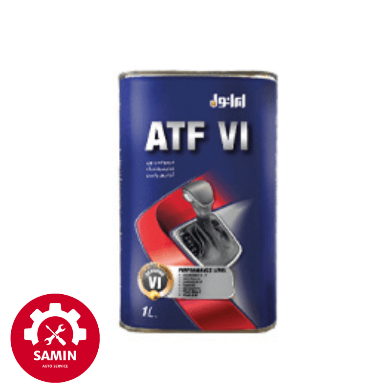 فروش و تعویض روغن گیربکس اتوماتیک ایرانول VI حجم 1 لیتری درب فروشگاه با دستگاه