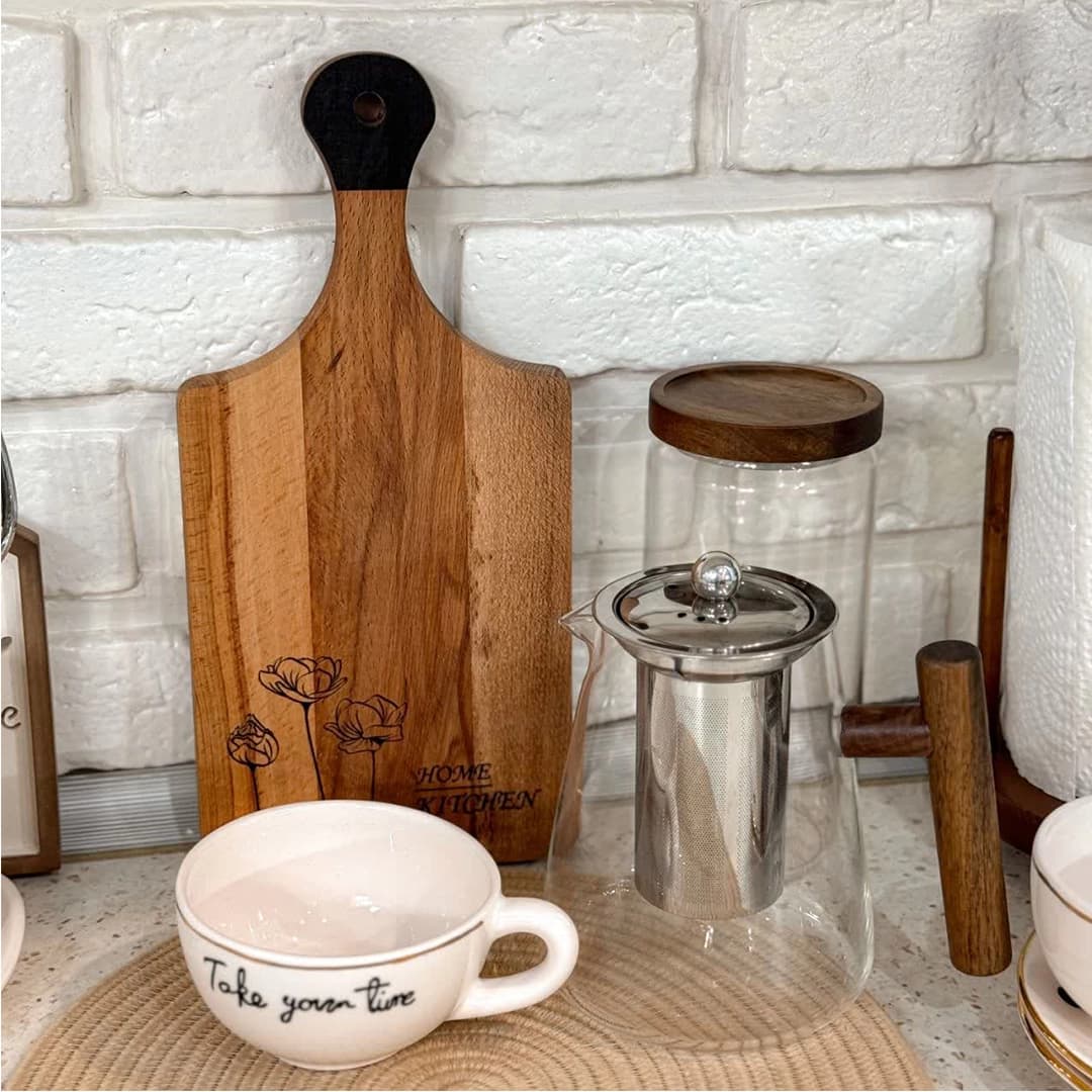 تخته سرو راکتی طرح گل — تصویر ۳