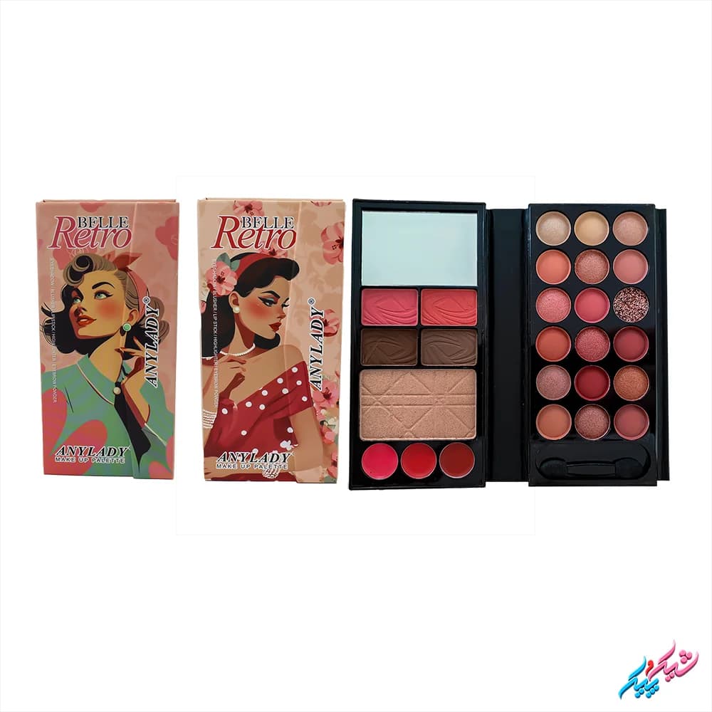 پالت آرایشی چندکاره مدل Belle Retro