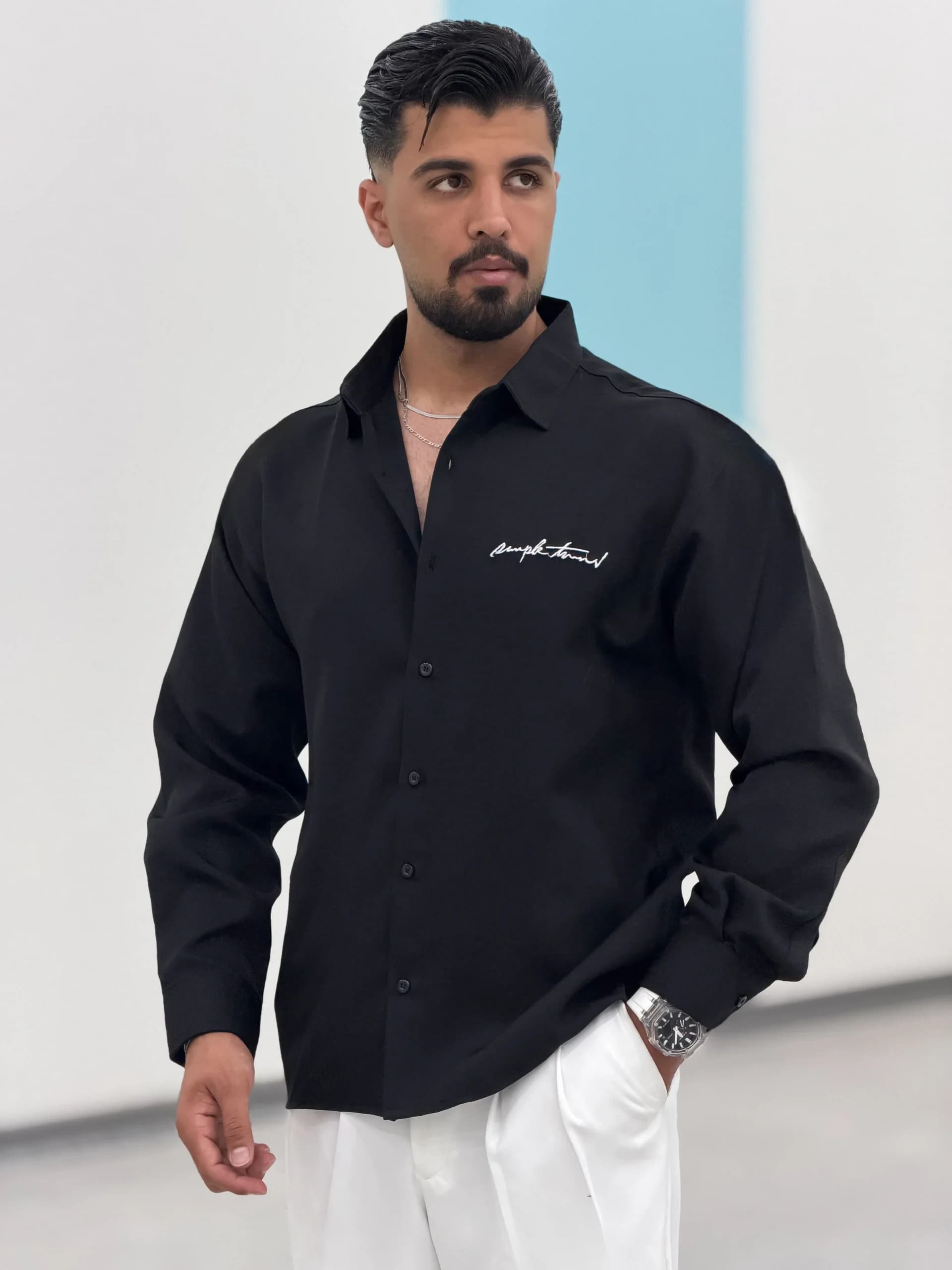 پیراهن مازراتی مردانه P00100 — تصویر ۹