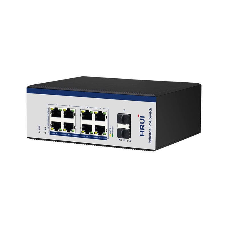 سویچ شبکه POE صنعتی HRUI مدل HR600-AFGM-82S