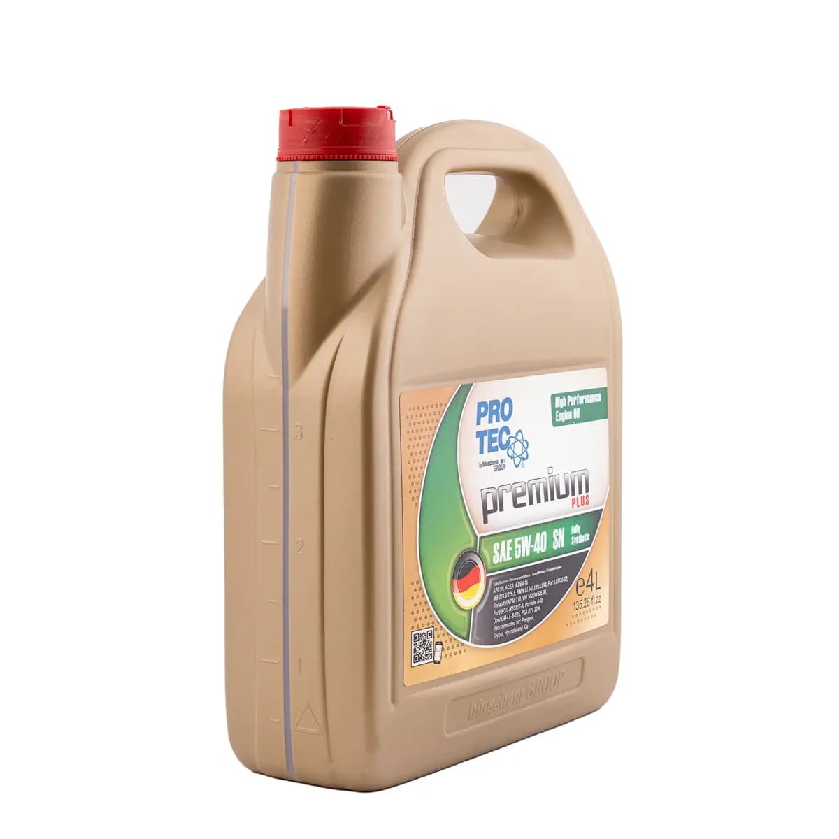 روغن موتور پروتک 5W40 SN حجم 4L — تصویر ۳
