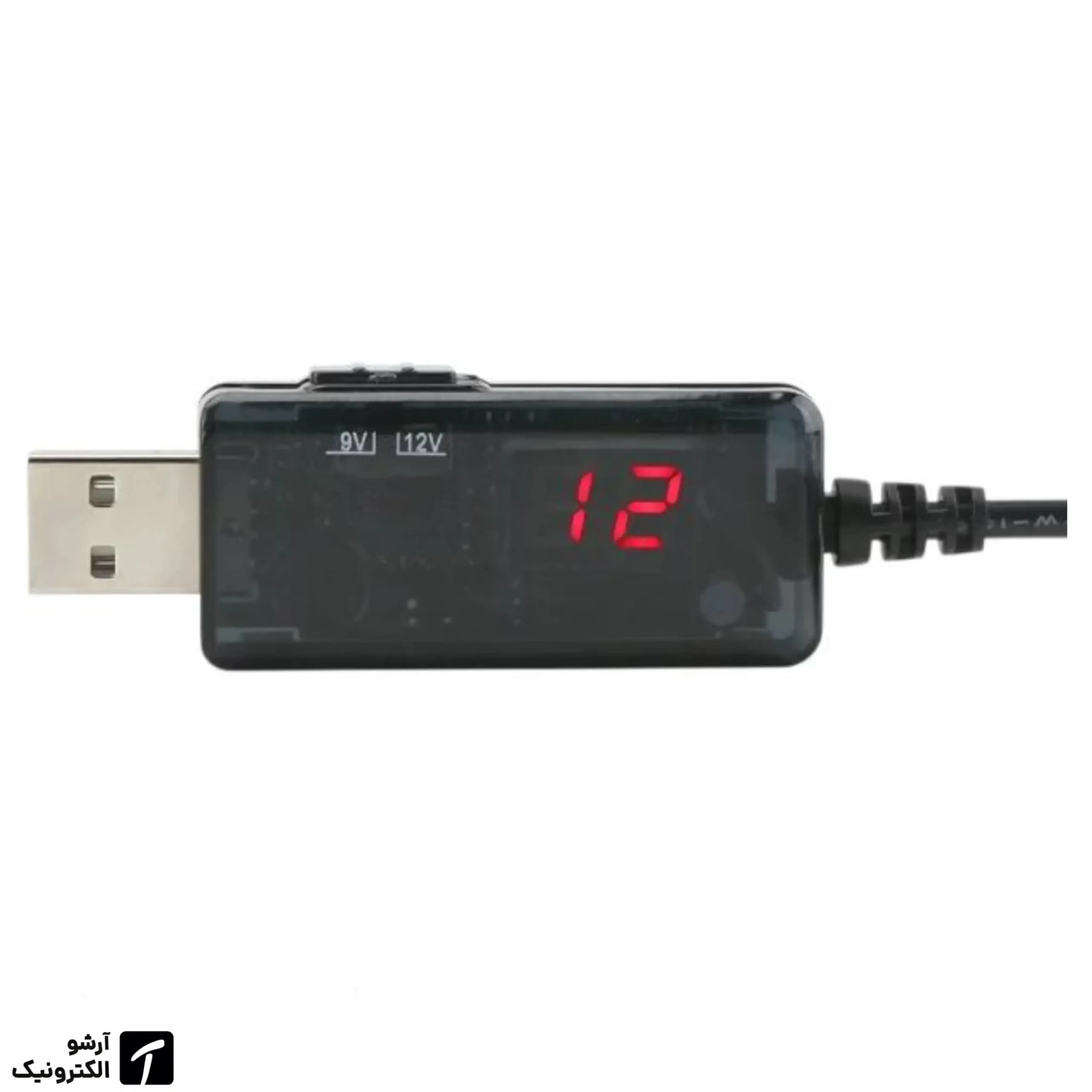 کابل USB افزاینده ولتاژ DC با خروجی ۹ و ۱۲ ولت — تصویر ۴