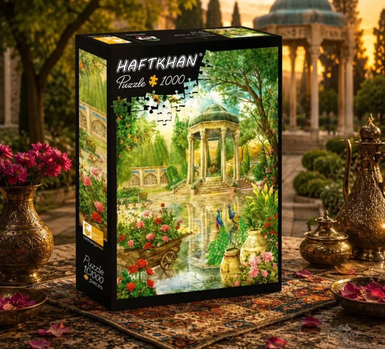 پازل ۱۰۰۰ تیکه حافظیه شیراز هفت خان هاردباکس
