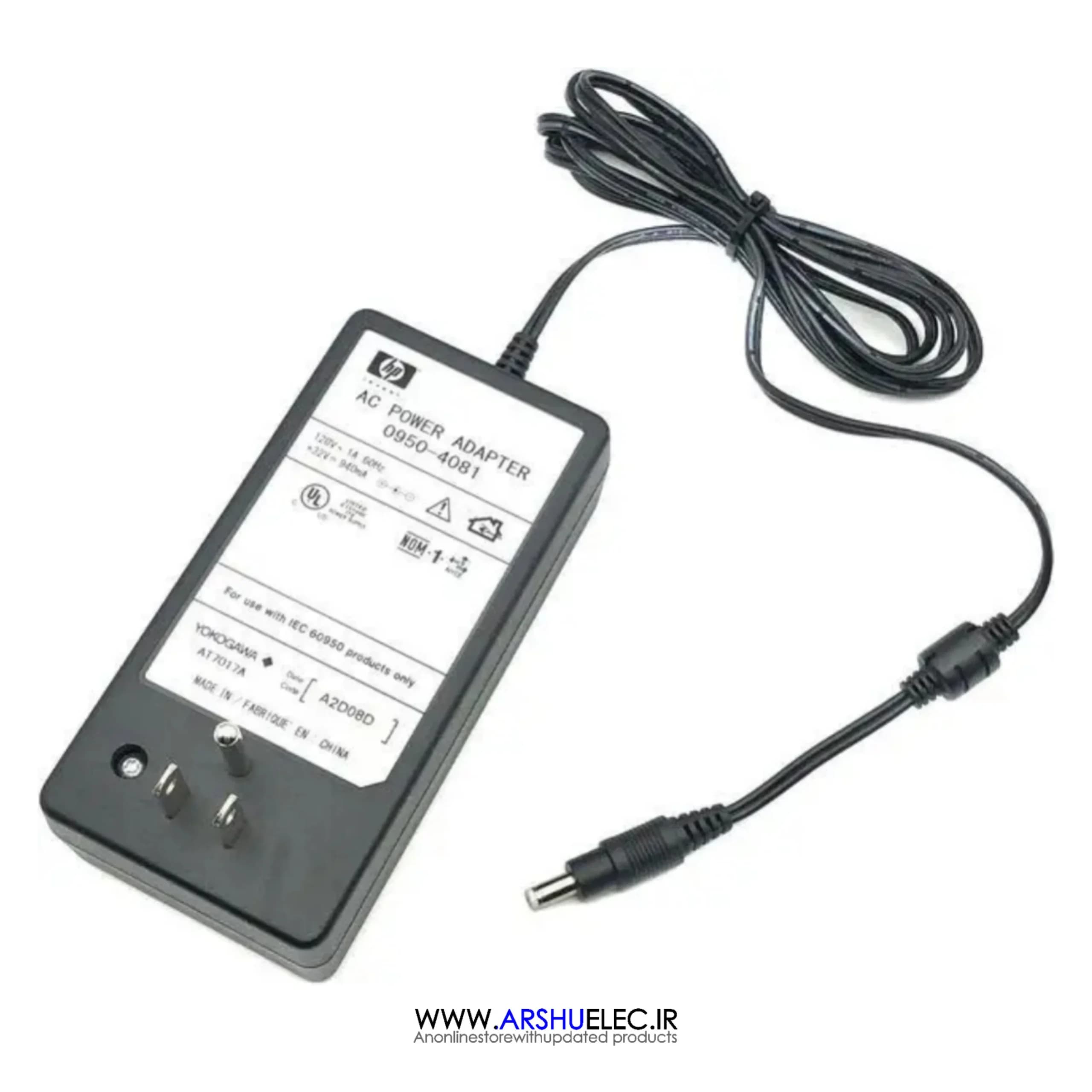 آداپتور پرینتر اچ پی 32 ولت 940 میلی آمپر مدل HP 0950-4081 مناسب پرینترهای HP DeskJet | HP OfficeJet — تصویر ۲