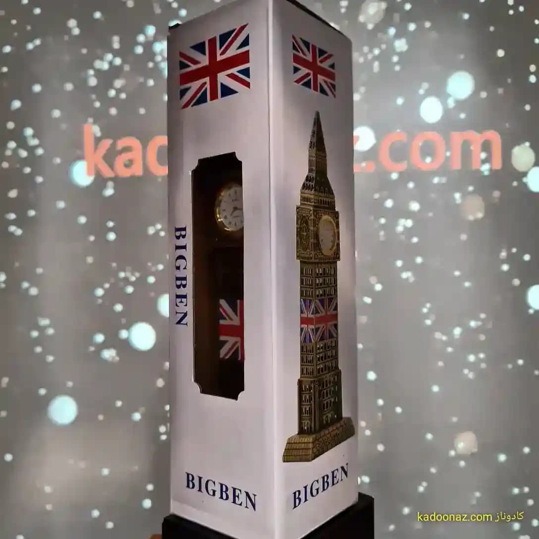 ماکت فلزی برج ساعت بیگ بن Big Ben لندن – رنگ نقره ای سایز ۳۰ سانت — تصویر ۶