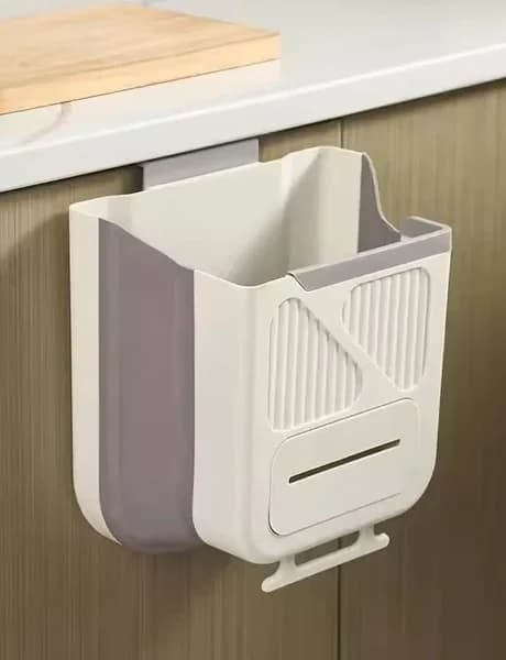 سطل کابینتی تاشو سیلیکونی وارداتی — تصویر ۳